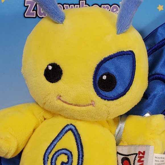 Webkinz Zumbuddy Zahara First Edition Yellow Blue Plush Littlr Buddy New - Picture 8 of 8
